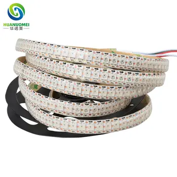 

144 leds ws2812b ws2811 led strip waterproof 5050 smd ws2812 digital rgb pixel light white pcb dc5v addressable smart color lamp