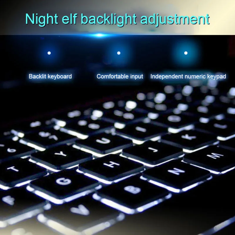 4 8 16G RAM DDR3 1TB SSD 15 6 Laptop IPS Win10 laser Backlit keyboard Intel 4