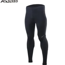 ARSUXEO мужские 3D Мягкие Велоспорт компрессионные колготки велосипед MTB велосипедные штаны дышащие быстросохнущие