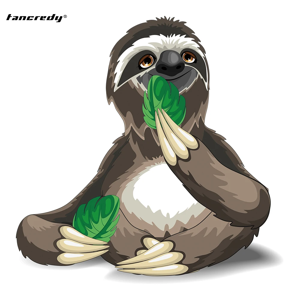 

New Removable & Reusable Stickers For Car Sloth Home Car Stickers and Decals Car Styling Body Window Door Stickers