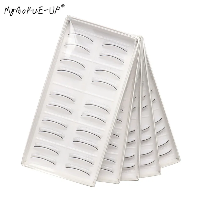 

50 pairs Eyelash Extension Practicing Teaching Practice False Eyelashes Natural Training Lashes For Grafted Lashes