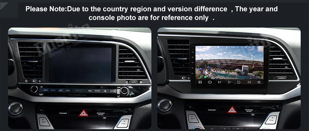 Discount Android 1 din Car GPS Radio for Hyundai Elantra 2016 2017 Multimedia Auto Stereo 1024*600 DAB+ RDS Bluetooth mirror-link 1
