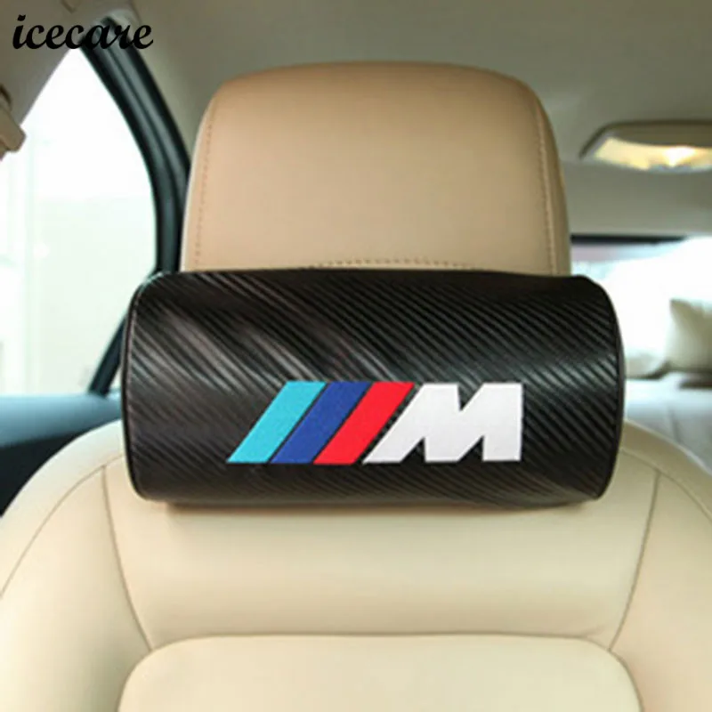 Car Styling Headrest Neck Safety Pillow For BMW E46 E90 E60 E39 E36 F10
