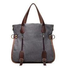 Haute Qualité Multifonction Toile Sac Voyage Sacs à Bandoulière Hommes Messenger Sacs Bandoulière Sac De Luxe Vintage Style Livraison gratuite