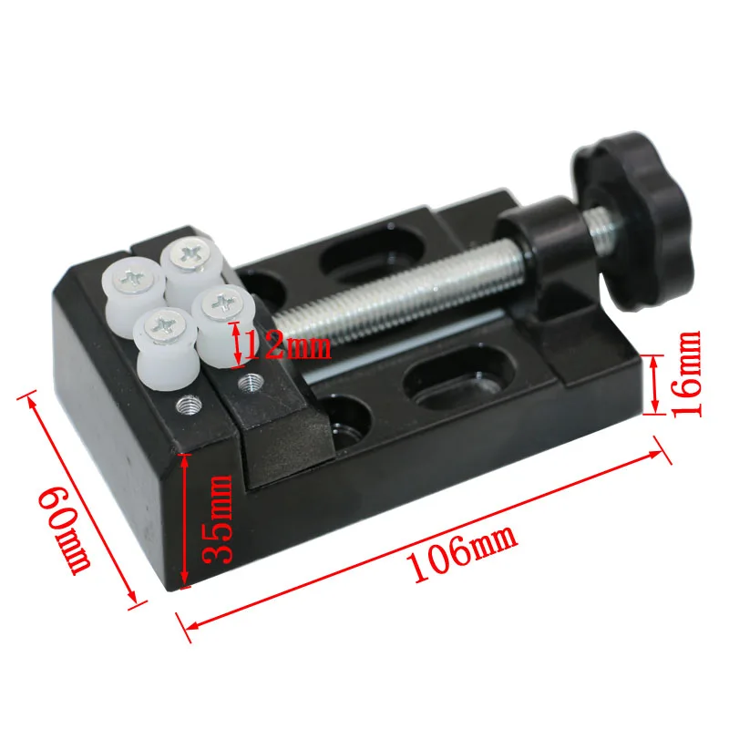 1pcs Aluminum Mini Bench Vice Parallel jaw vise For Jewelry Nuclear