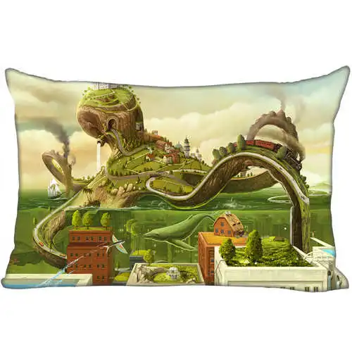 Лучшие наволочки на заказ Octopus_World_(1) прямоугольная Наволочка на молнии для спальни@ 181205-05-01-27