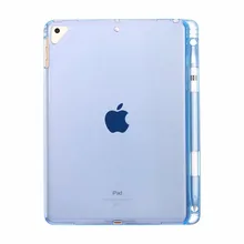 Ультратонкий Прозрачный мягкий кремний чехол для планшета из ТПУ для iPad mini 5 4 3 2 1 чехол для карандашей для iPad mini 1 2 3 4 5