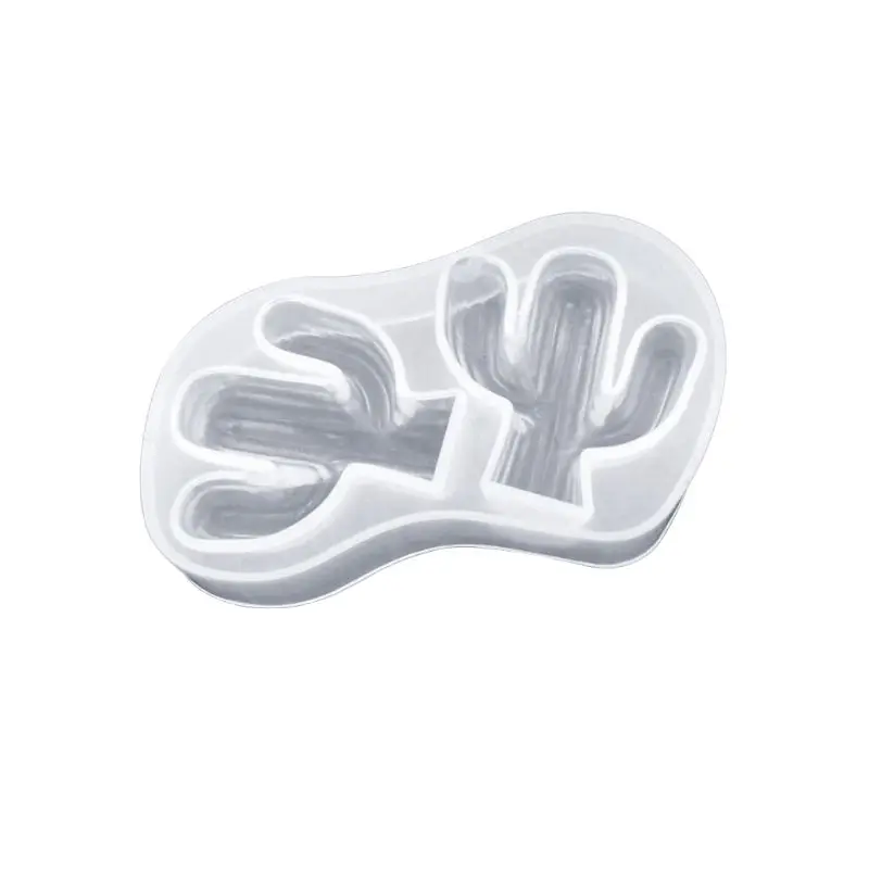 

Silicone Mold DIY Jewelry Making Cactus Pendant Cake Decoration Fondant Epoxy Resin Molds Crystal Handmade Tools Creative Unique