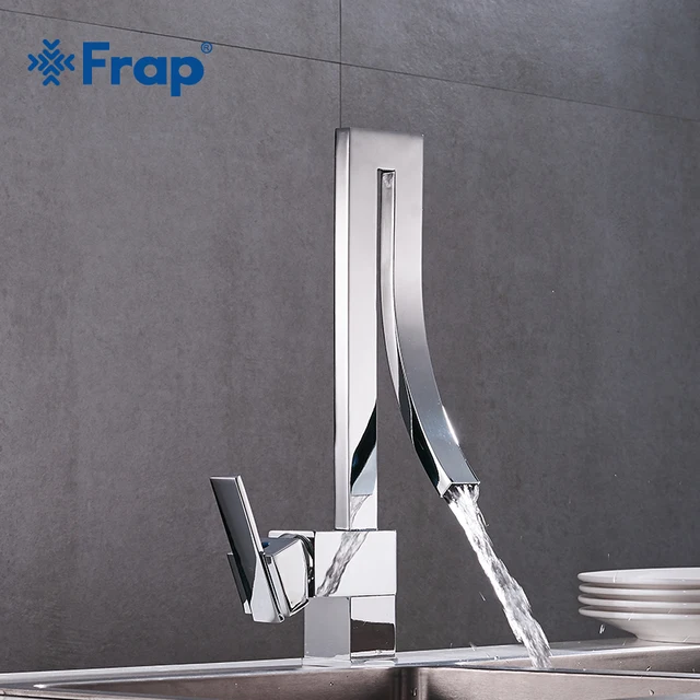 Special Offers Frap Contemporary 1 set Kitchen Faucet New Style Mixer Cold and Hot Kitchen Tap Single Hole Water Tap torneira cozinha Y40024