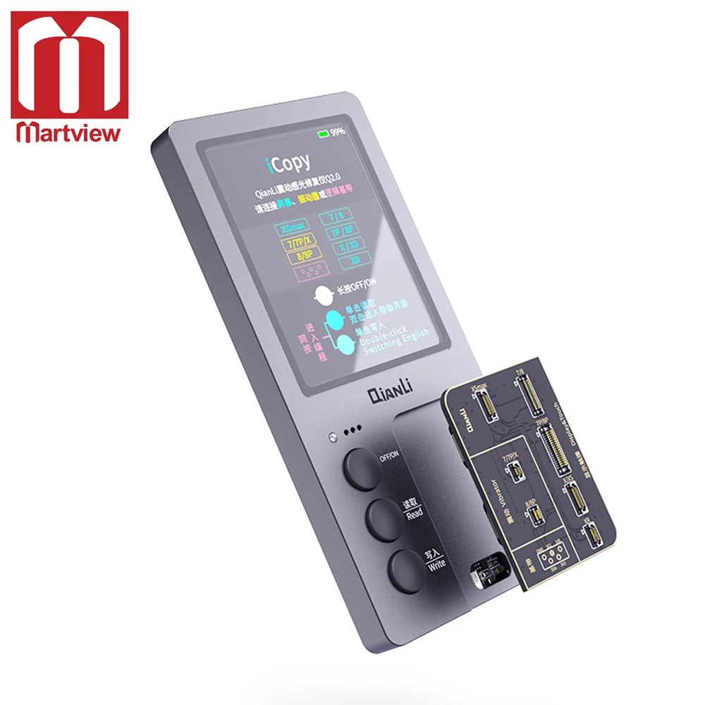 

Martview QianLi iCopy LCD Screen Light Sensor Vibration Recovery Restore Data Read Write Backup Programmer Tool
