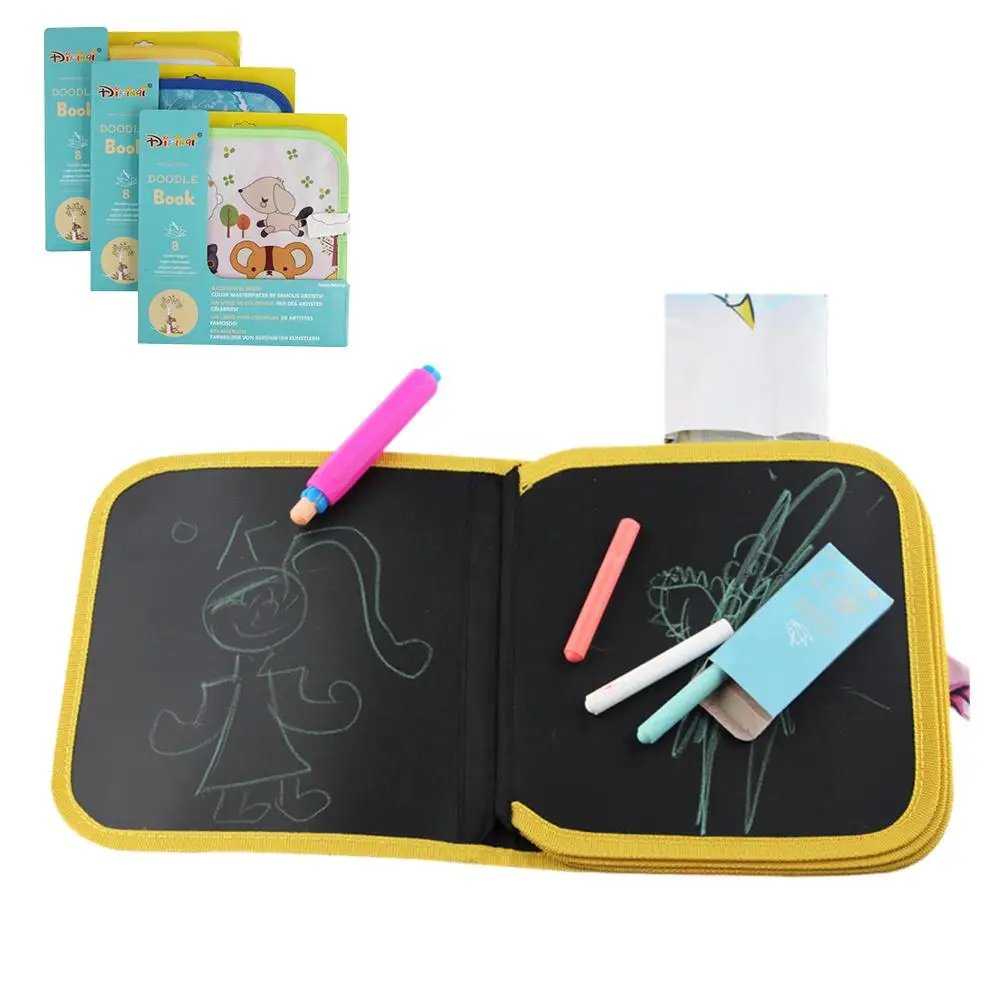 Детская Портативный доска для рисования писать и узнать инновационная игрушка красочные мел граффити доска для рисования типов поставка в