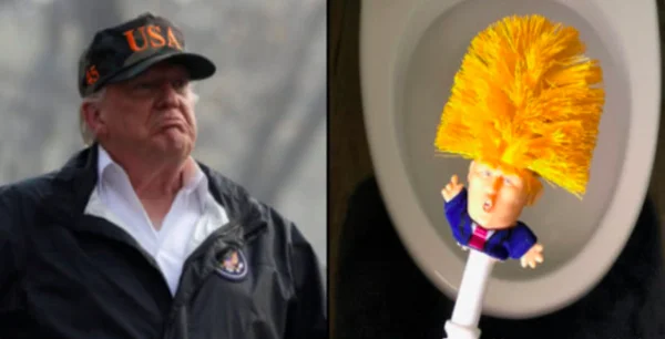 

Donald Trump toilet brush creative toilet brush