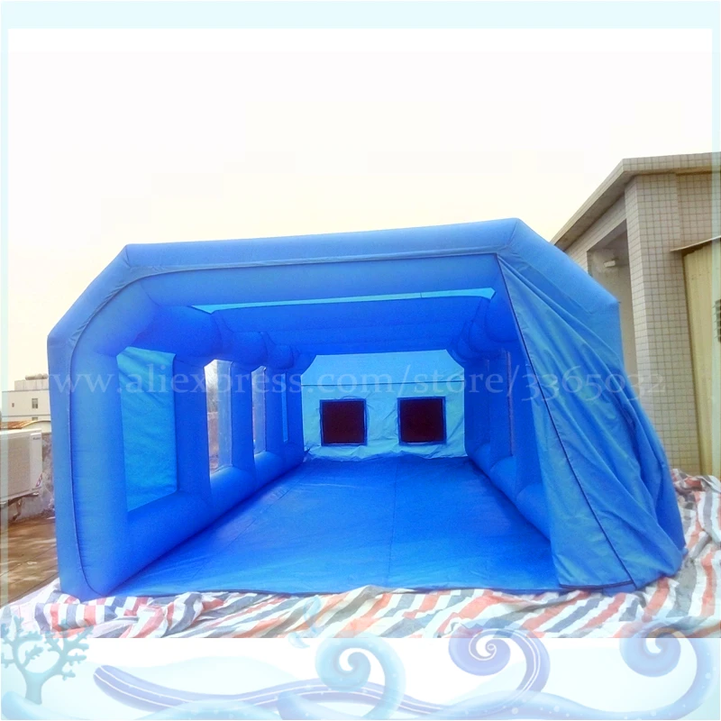  8*4*3 meters Car Repair Tent Inflatable Car Paint Booth  Giant Inflatable Spray Booth For Car