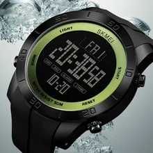 Skmei известные мужские часы люксовый бренд светодиодные цифровые армейские часы спортивные электронные наручные часы мужские часы спортивные часы