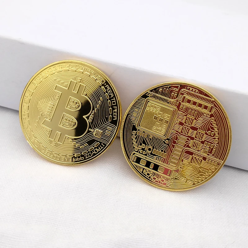 Gold Plated Bitcoin Coin Collectible Bit Coin Art Collection Gift Physical Coin Souvenir With Case Drop shipping Ma28 Gold Plated Bitcoin Coin Collectible Bit Coin Art Collection Gift Physical Coin Souvenir With Case Drop shipping Ma28