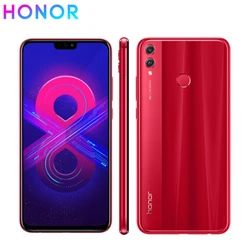 Перейти на Алиэкспресс и купить brand new honor 8x mobile phone 6.5дюйм. 4gb ram 128gb rom android 8.1 kirin 710 octa core dual rear camera fingerprint smart phone