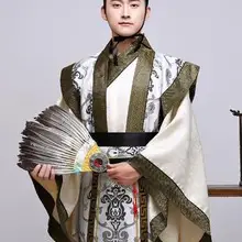 Новая Древняя китайская одежда костюм фильм телевидения представление носить три царства период, господин ханфу мужской
