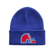 Крутые хоккейные высококачественные зимние вязаные шапки с логотипом для любителей хоккея