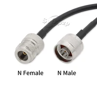 connector מתאם N זכר ראש N נקבה ראש Rf Connector L16-J-7 ריתוך RF 50-3 כבל RG58 wifi כבל מתאם אנטנה לתקשורת (2)