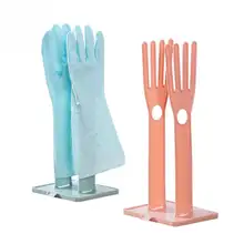 Пластик перчатки сушилка слива воды перчатки стоят держатель блюдо Кухня инструменты хозяйственные перчатки сушки аксессуары стеллаж для