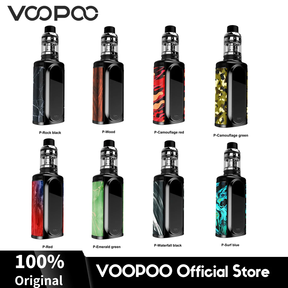 

Original VOOPOO VMATE 200W MOD BOX TC Kit 8ML 3.5ML UFORCE T1 Tank Atomizer no Dual 18650 Battery Electronic Cigarette Vapor