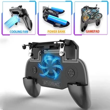 Mpow SR Gaming PUBG Controller Gamepad Mobile Trigger with 2000mAh Large Power Bank & Cooling Fan L1R1 Shooter Joystick Game Pad