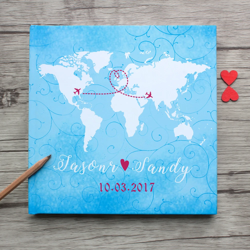 Personalized Map Wedding Guest Book Wedding Guest Book Wedding Keepsake State Map Signature Guest Book Canvas Guest Book Gift for Bride