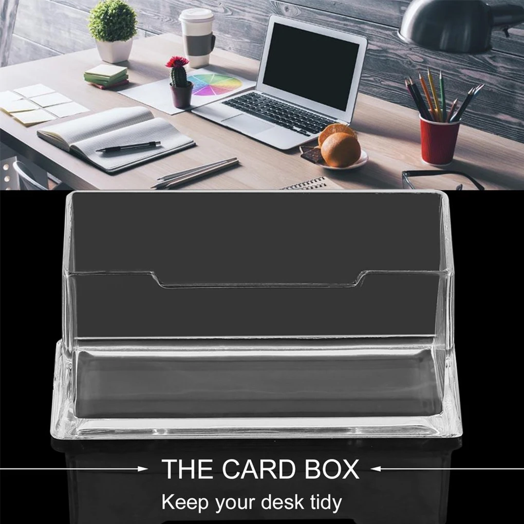 Buy Durable Clear Desktop Business Card Holder Display