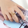 BORASI 2019 New Arrival Unique Animal Wing Rings For Girls Wedding Bands Hyperbole Rings For Women Party Fashion Jewelry Ring 5