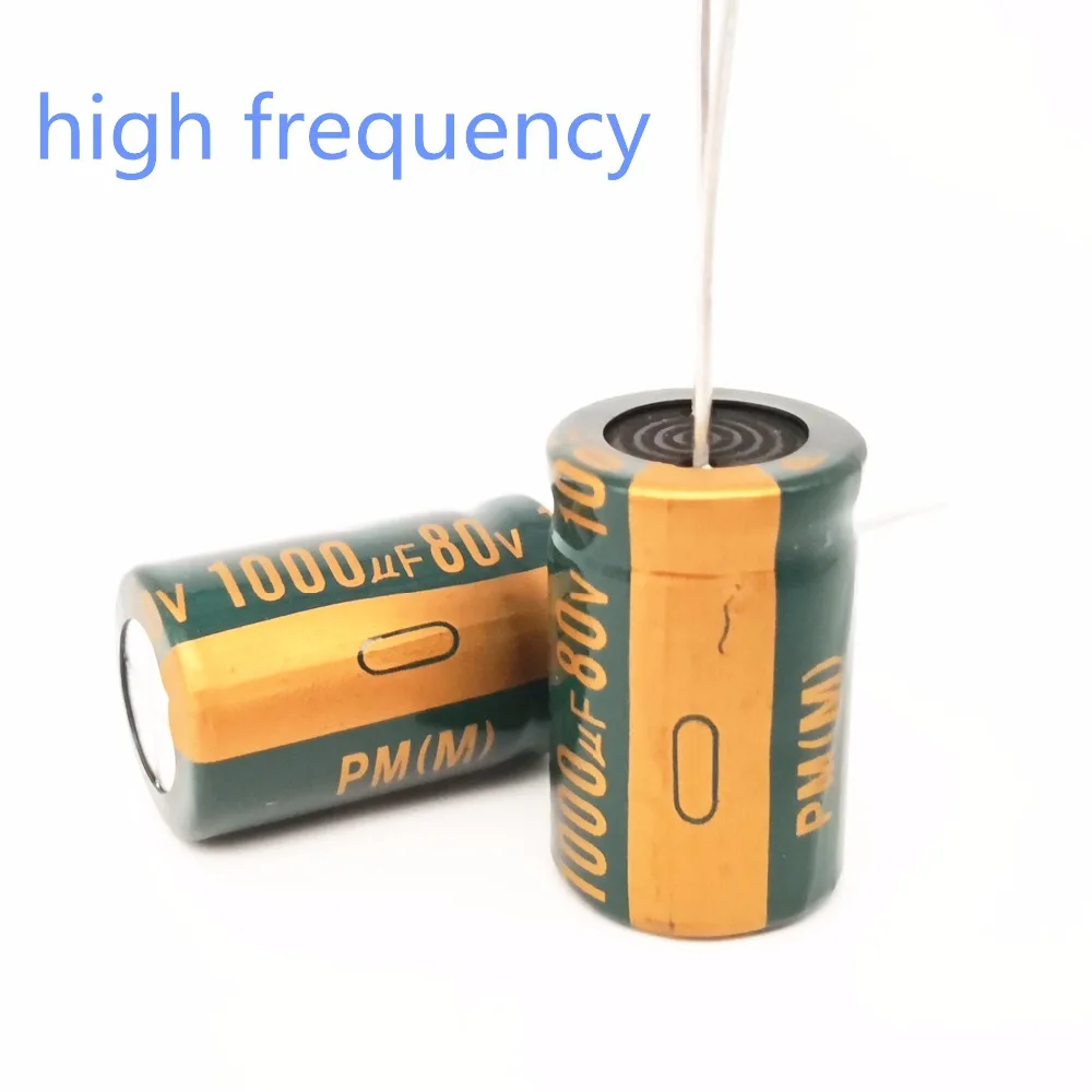 

5pcs/lot 80V 1000UF 16*25mm Low ESR/Impedance high frequency aluminum electrolytic capacitor 1000uf80v