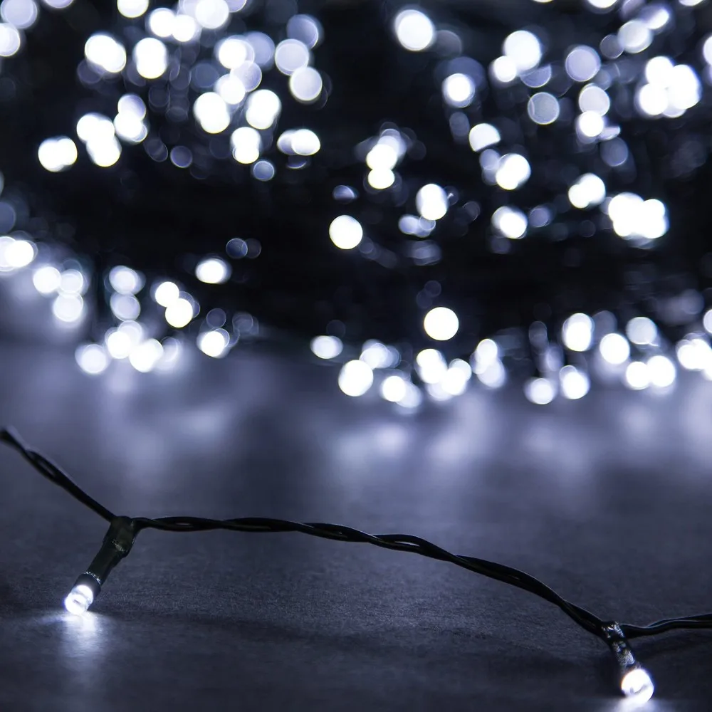24 В Безопасный зеленый кабель 30 м 200 светодиодный гирлянды рождественские сказочные огни для рождественской елки вечерние украшения для свадебных мероприятий