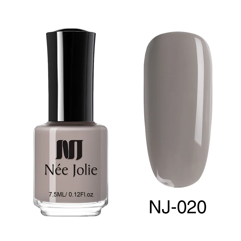 7.5ml Pure-20 Лак для ногтей NEE JOLIE, синий, серый, 3,5 мл, 7,5 мл, быстрая сушка, голографический матовый блеск, зеркальный эффект, лак для ногтей, 18 цветов - Цвет: 7.5ml Pure-20
