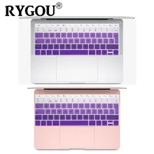 Silicone Keyboard Cover for Macbook 12 inch A1534 and New MacBook Pro 13 inch A1708 A1988, Spanish & English European ISO Layout Silicone Keyboard Cover for Macbook 12 inch A1534 and New MacBook Pro 13 inch A1708 A1988, Spanish & English European ISO Layout