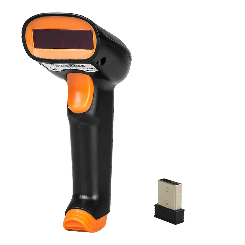 

Wireless NETUM S2 2.4G 1D Barcode Scanner Up to 50m Laser Light USB Wired Wireless 1D Scanner Reader For Pos and Invertory