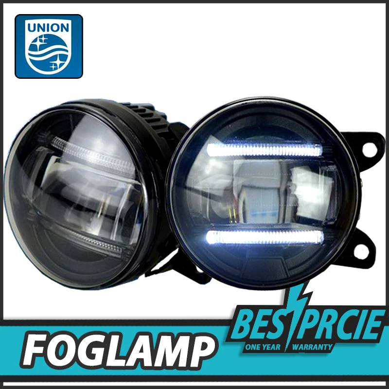 UNOCAR Car Styling LED Fog Lamp for Fiesta DRL 2009-2015 Daytime Running Light Parking Signal Accessories | Автомобили и