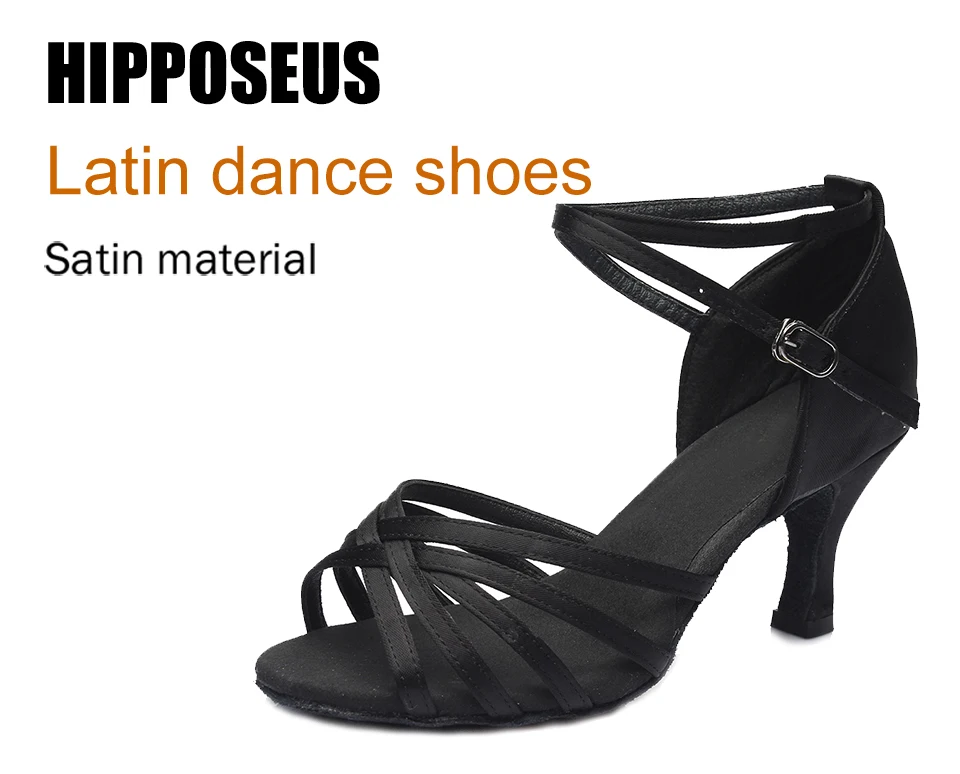 Качественная бальная профессиональная танцевальная обувь для латинских танцев для женщин/девочек/женщин Танго и сальса на высоком каблуке, домашняя танцевальная обувь из искусственной кожи/атласа