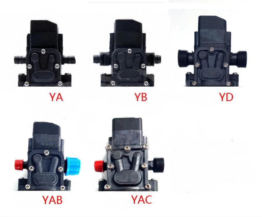 12V24v 80 Вт с вентилятором мини мембранный насос Электрический высокого давления насосам для мойки автомобилей dc самовсасывающий