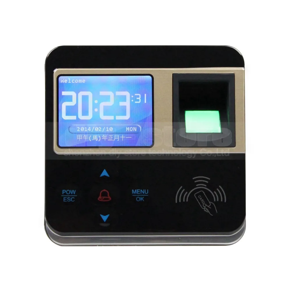 

DIYKIT Fingerprint And RFID Time Clock And Access Control With TCP/IP + Color Screen