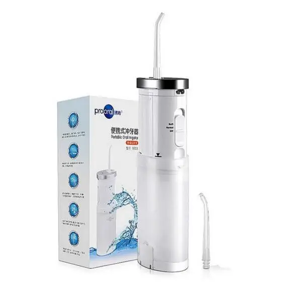 

New Portable Electric Oral Irrigator Rechargeable Waterproof High pressure Water column Clean teeth 100V-240V