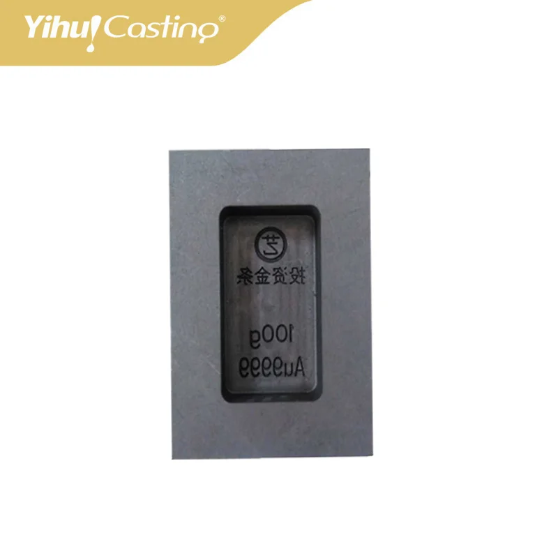 

YIHUI 5 lot capacity 100G graphite crucible ingot mold for gold and silver bar, machine Jewelry Tools Equipments