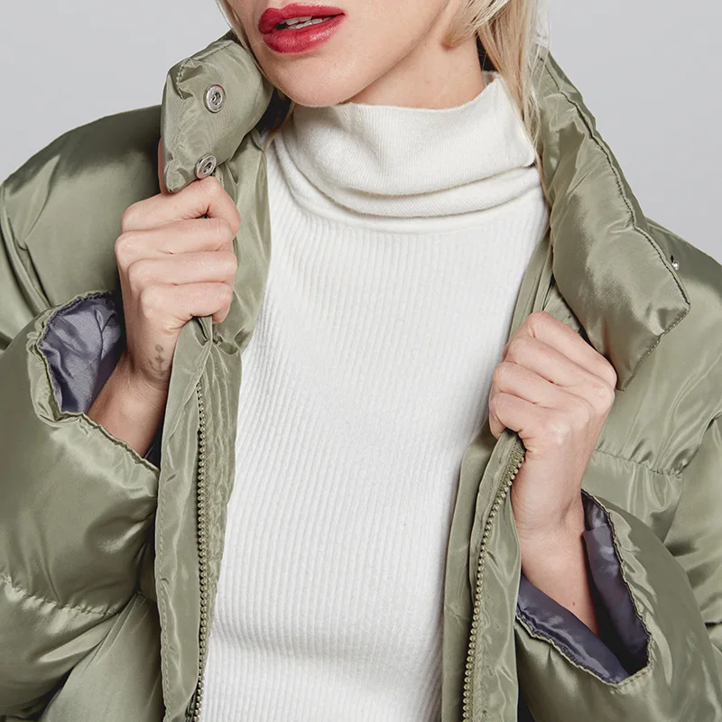 Chaud rose Veste Chaude Femmes Outwear Parkas D'hiver Épais Le Coton vert Beige Bas Rembourré Vestes Mode Slim Manteau 2019 Long Vers Épaississent noir U7PxwB
