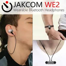 JAKCOM WE2 Wearable Bluetooth Earphone Noise Cancelling Wireless Earbud Bluetooth Wireless Microphone Sport Earphone for iPhone