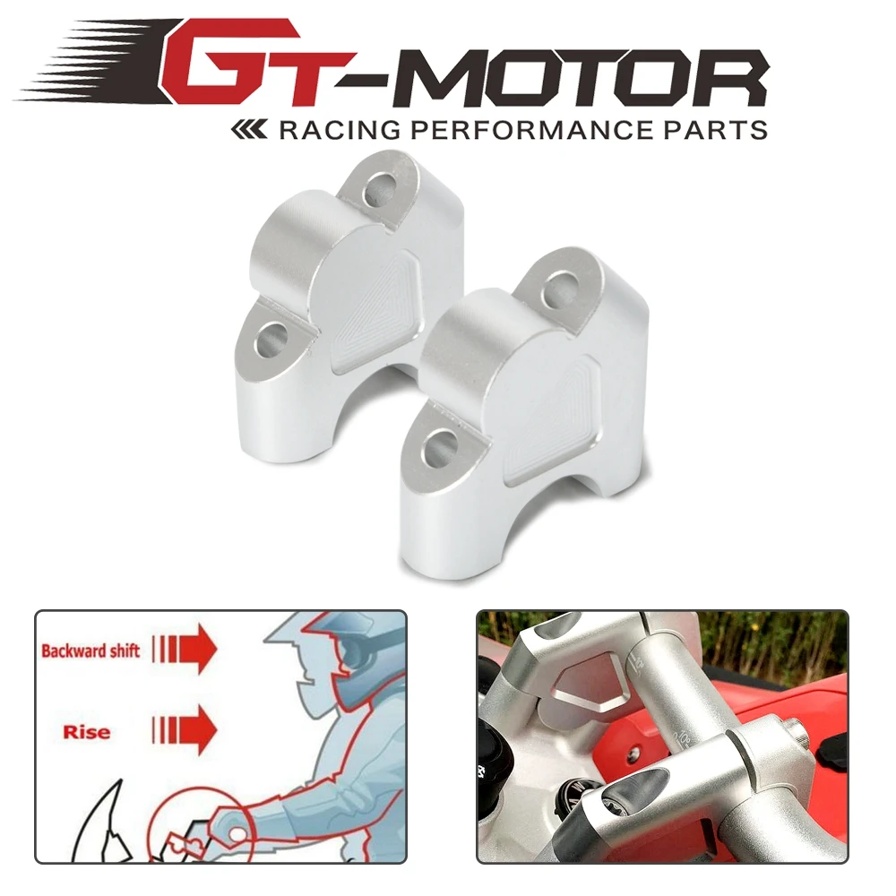 For BMW R1200GS 1200 GS LC Handle Bar Clamp Raised Extend Handlebar