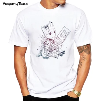 

2019 Guardians Galaxy Casual T-shirt Anime Tree Baby Pop Summer Funny Men T Shirt Boys Girls Cool Tops