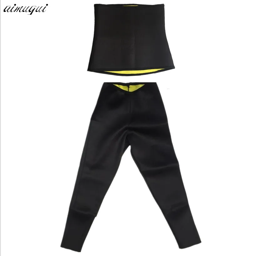 Hot Shapers Fit Sweat fitness set Body Shaper long pants with tummy control Slimming suit women weight loss waist trainer belt Body : image Hot Shapers Fit Sweat fitness set Body Shaper long pants with tummy control Slimming suit women weight loss waist trainer belt Body
