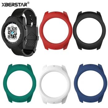 

XBERSTAR Protective Case Cover Shell for TicWatch Pro Bluetooth Smart Watch Silicone Skin Case Smartwatch Protector