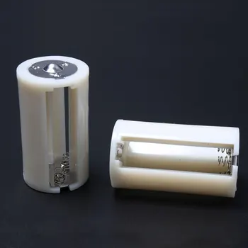 

High Quality 3 x AA To D Size Type Battery Large Plastic 1.5V Parallel Conversion Tube For 3 AA Parallel Rechargeable Battery