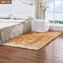 Искусственный шерстяной ковер коврики прямоугольник гостиная мягкий пушистый коврик спальня Диванный кофейный столик длинная шерсть моющийся коврик 10 цветов