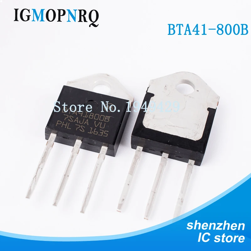 5pcs free shipping BTA41 800B BTA41800B BTA41 800 BTA41 Triacs 40 Amp ...