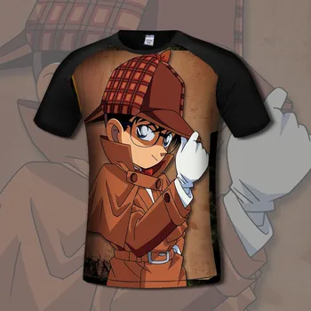 

Free Shipping Serialize Anime Detective Conan Shirt Tops Tees Conan